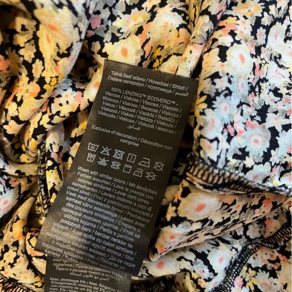 Floral Sleeveless Dress - PIECES size S - Picture 4 of 9